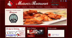 Desktop Screenshot of madurasfood.com